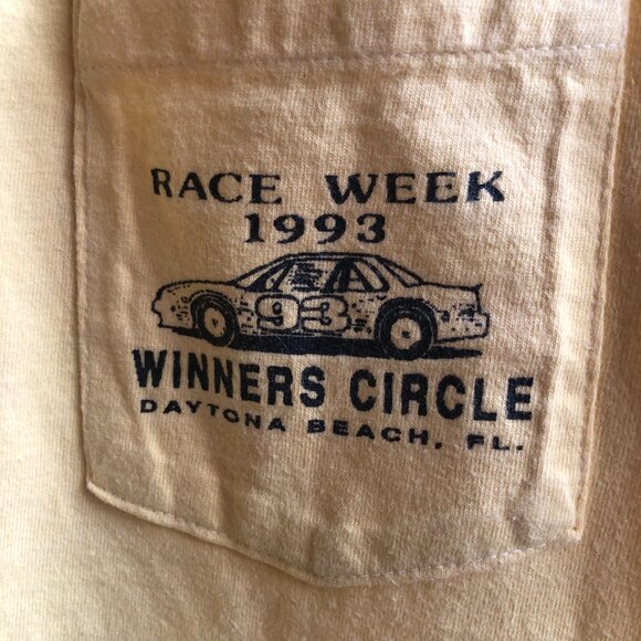 1993 Daytona Beach Race Week Tee , Vintage Racing T-Shirt Mens Size Large - Picture 3 of 10
